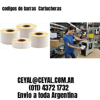 codigos de barras 	Cartucheras