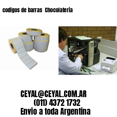 codigos de barras 	Chocolatería