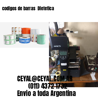 codigos de barras 	Dietetica