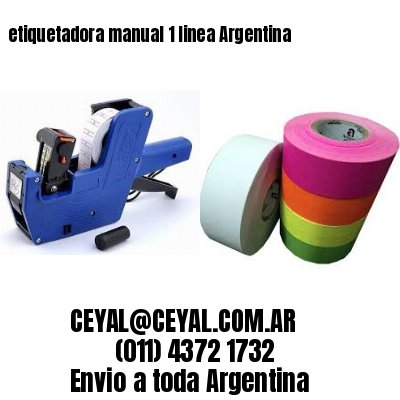 etiquetadora manual 1 linea Argentina
