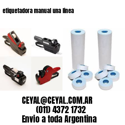etiquetadora manual una linea