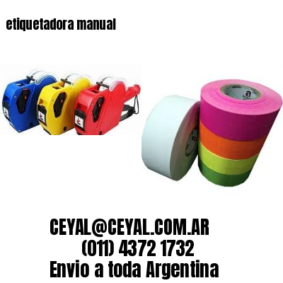 etiquetadora manual