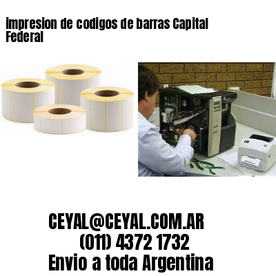 impresion de codigos de barras Capital Federal