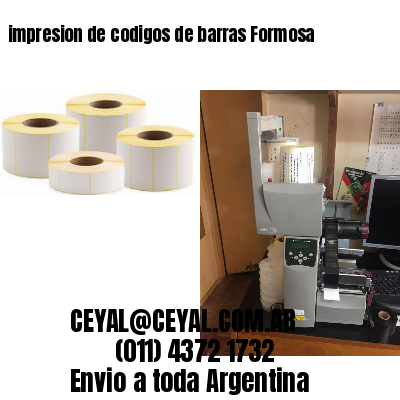 impresion de codigos de barras Formosa
