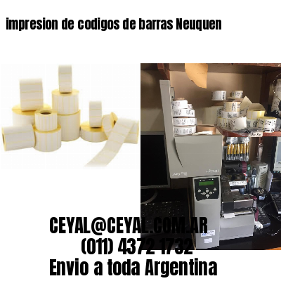 impresion de codigos de barras Neuquen