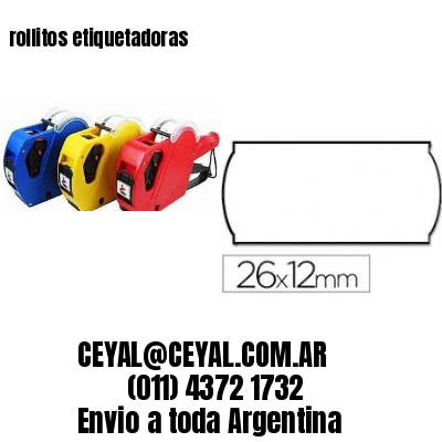 rollitos etiquetadoras