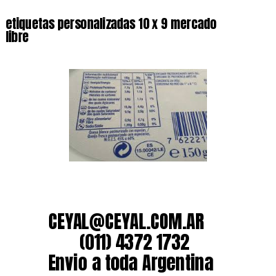 etiquetas personalizadas 10 x 9 mercado libre