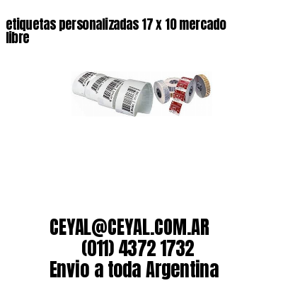 etiquetas personalizadas 17 x 10 mercado libre