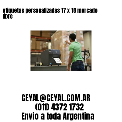 etiquetas personalizadas 17 x 18 mercado libre