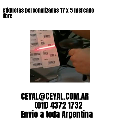 etiquetas personalizadas 17 x 5 mercado libre