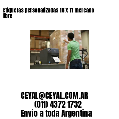 etiquetas personalizadas 18 x 11 mercado libre