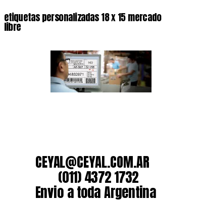 etiquetas personalizadas 18 x 15 mercado libre