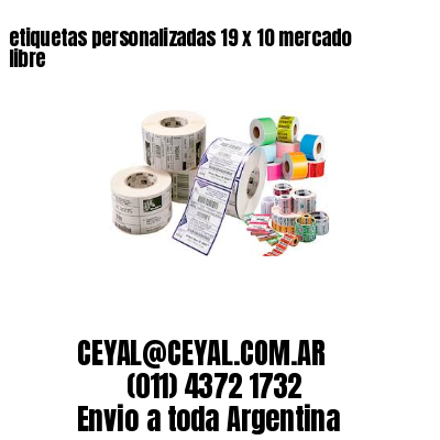 etiquetas personalizadas 19 x 10 mercado libre