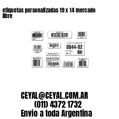 etiquetas personalizadas 19 x 14 mercado libre