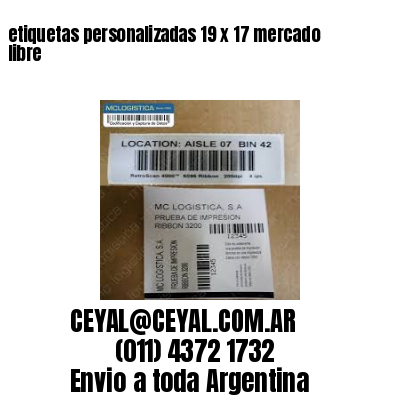 etiquetas personalizadas 19 x 17 mercado libre