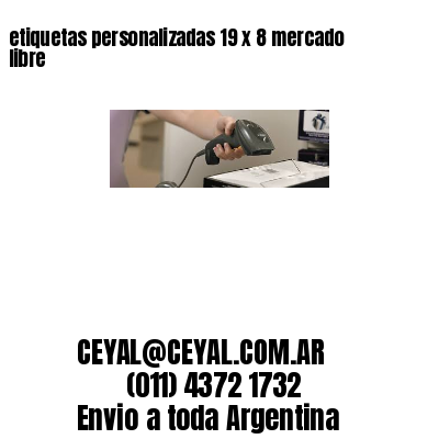 etiquetas personalizadas 19 x 8 mercado libre