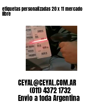 etiquetas personalizadas 20 x 11 mercado libre