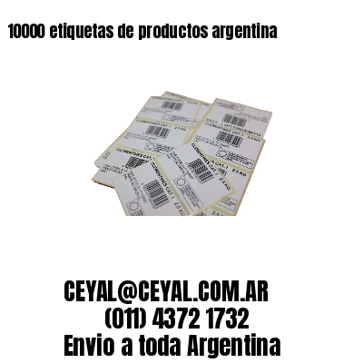 10000 etiquetas de productos argentina