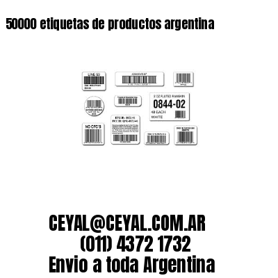 50000 etiquetas de productos argentina