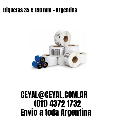 Etiquetas 35 x 140 mm – Argentina