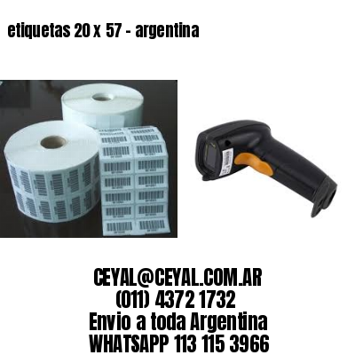 etiquetas 20 x 57 – argentina