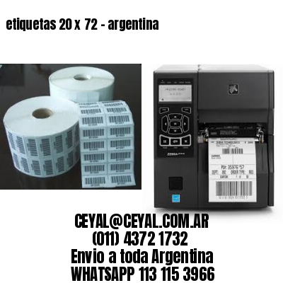 etiquetas 20 x 72 – argentina