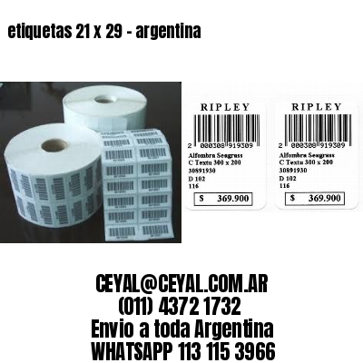 etiquetas 21 x 29 – argentina
