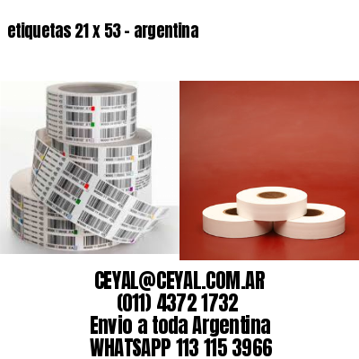 etiquetas 21 x 53 – argentina