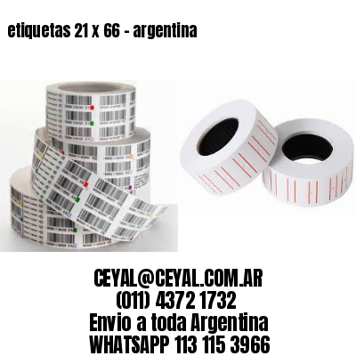 etiquetas 21 x 66 – argentina