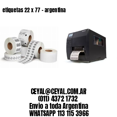 etiquetas 22 x 77 – argentina