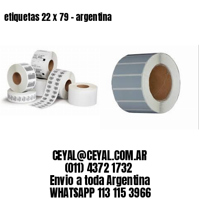 etiquetas 22 x 79 – argentina