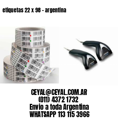 etiquetas 22 x 98 – argentina