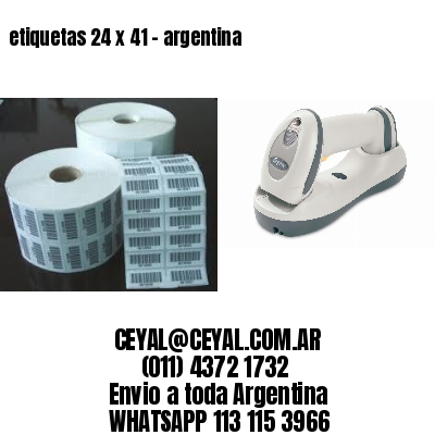 etiquetas 24 x 41 – argentina