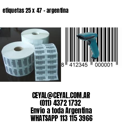 etiquetas 25 x 47 – argentina