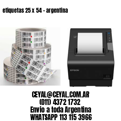 etiquetas 25 x 54 – argentina