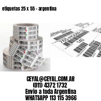 etiquetas 25 x 55 – argentina