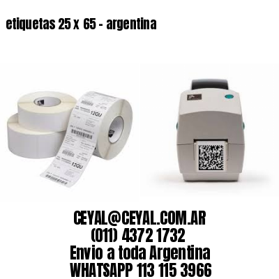 etiquetas 25 x 65 – argentina
