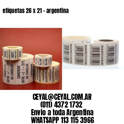etiquetas 26 x 21 – argentina