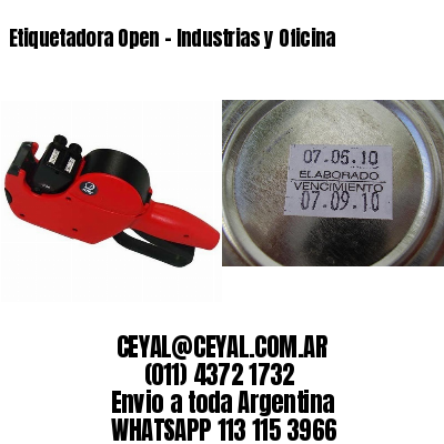 Etiquetadora Open – Industrias y Oficina