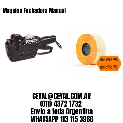 Maquina Fechadora Manual