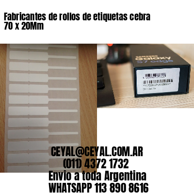 Fabricantes de rollos de etiquetas cebra 70 x 20Mm