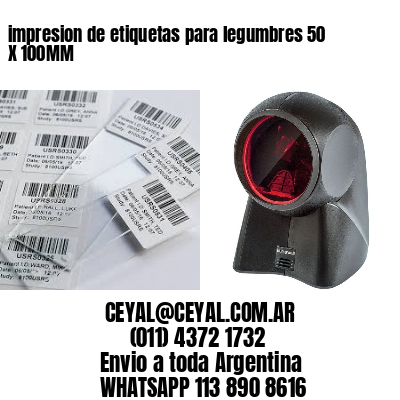 impresion de etiquetas para legumbres 50 X 100MM