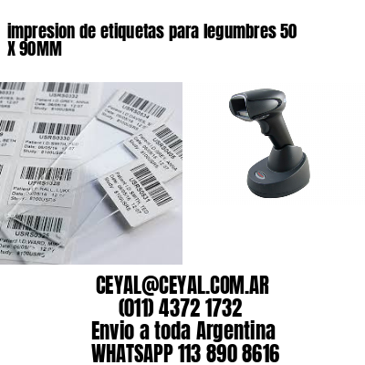 impresion de etiquetas para legumbres 50 X 90MM