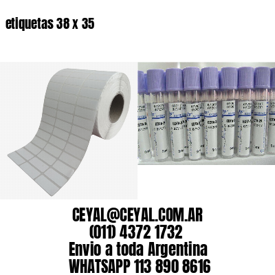 etiquetas 38 x 35