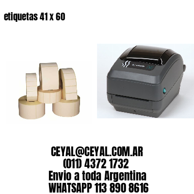 etiquetas 41 x 60