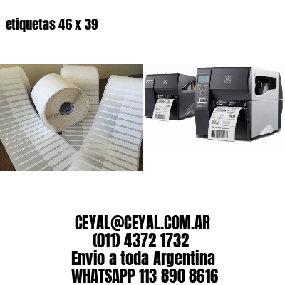 etiquetas 46 x 39