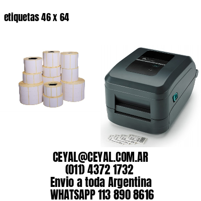 etiquetas 46 x 64