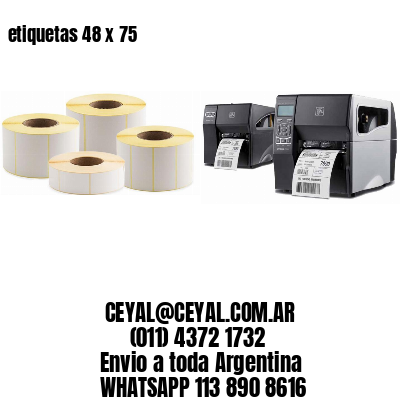etiquetas 48 x 75
