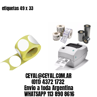 etiquetas 49 x 33