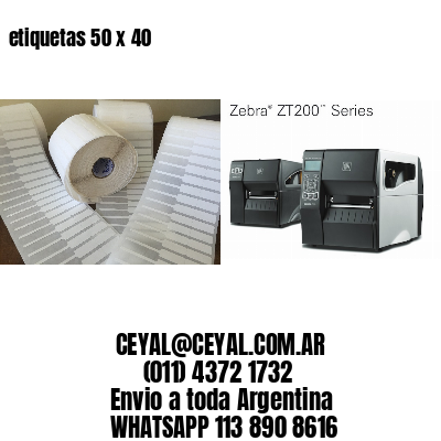 etiquetas 50 x 40